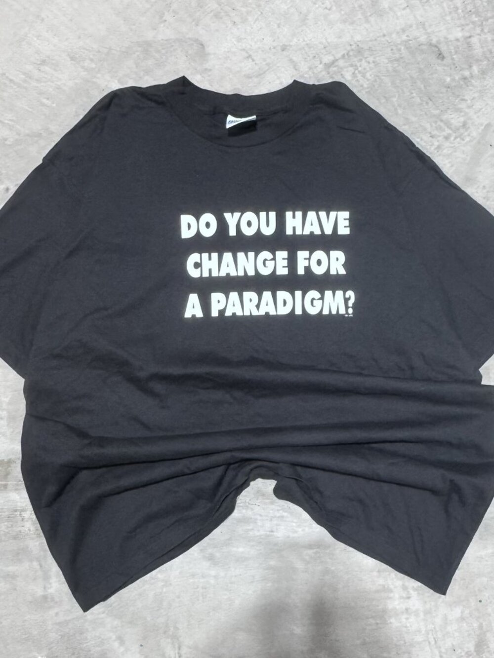 Vintage 90s Do You Have Change for a Paradigm Tee XXL